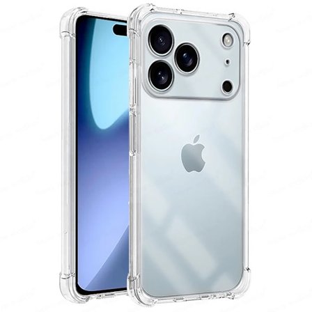 Transparent och Färgade Silikonskal till iPhone 17 Pro Max