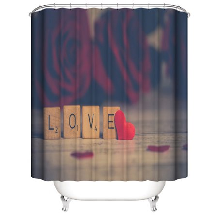 Saint-Valentinin suihkuverho 180*180 cm, suihkuverho