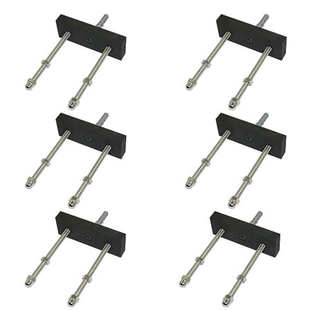 6-pack Skateboard Flytande Däckdisplayfäste