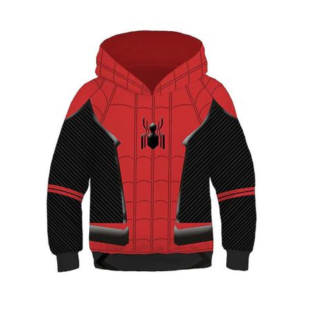 4-13 år Kids Spiderman Cosplay Gwen Venom Hettegensere Sweatshirt Sports Hetteoverdeler Gaver SpiderMan Far from Home 8-11Years