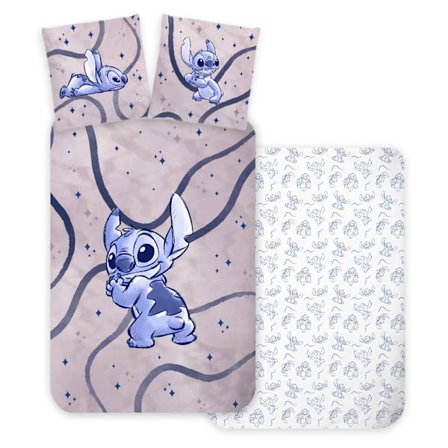 Disney Lilo & Stitch Stjernebølger Barnesengesett 100×135 cm, 40×60 cm