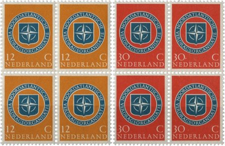 Holland 1959 - NVPH 720-721 - 4-blokke - Postfrisk