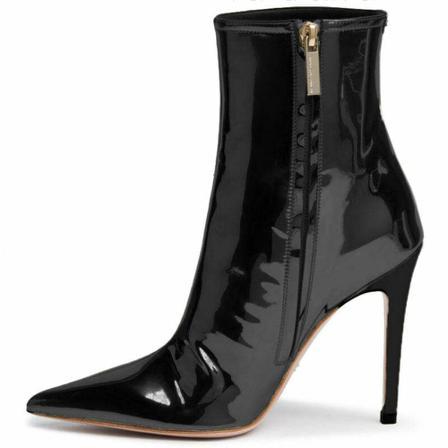 Elisabetta Franchi Elisabetta Franchi Black Calfskin Stövlar svart, Dam Stövlar, Dam, Storlek: 39 EU