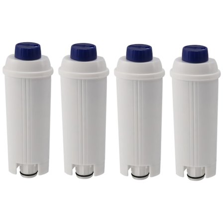 4-pack kaffebryggare filter för dlsc002 filter ecam, Esam, Bco, Ec med aktiverat kol mjukt