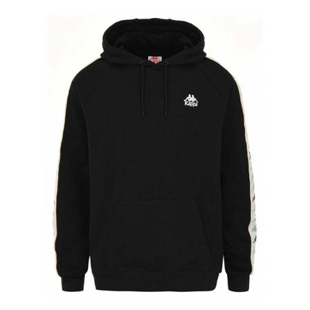 Kappa Hoodies Sort, Herre, Størrelse: M
