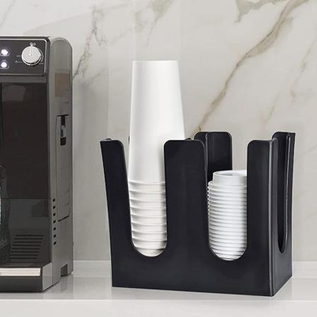 Kaffetilbehørssæt, opbevaringsboks kaffekopdispenser