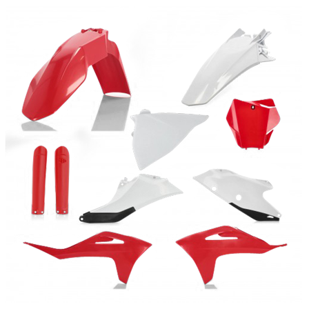 Kit Plastiche Completo Acerbis Rosso-Bianco - Gas Gas MC 350F 2022-2022