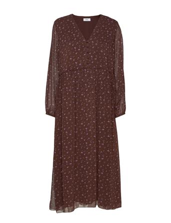Enamethyst Ls Dress Aop 6687 Red Envii
