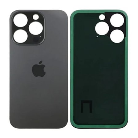 iPhone 14 Pro Baksida Glas - Svart