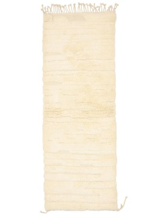 Petit Berber Moroccan - Beni Ourain 87X246 Laine, Tapis