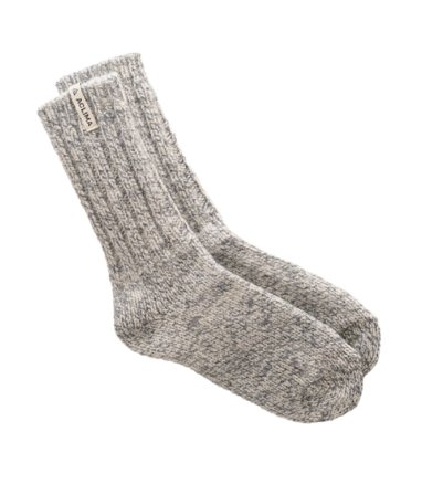 Aclima Norwegian Wool Socks Grey / White - 36-40