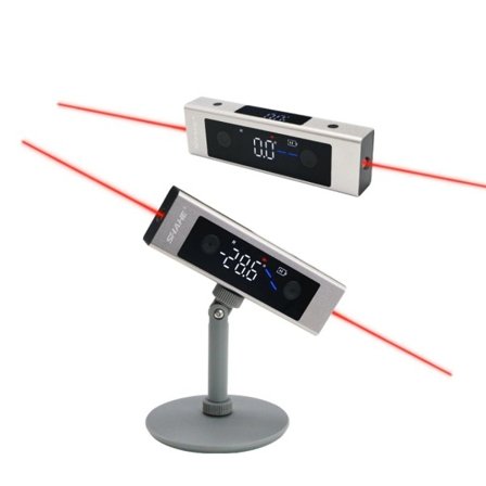 2 In 1 Laser taso digitaalinen kaltevuusmittari laser astemittari kulma viivain C-tyyppi ladattava laser mittaus työkalu