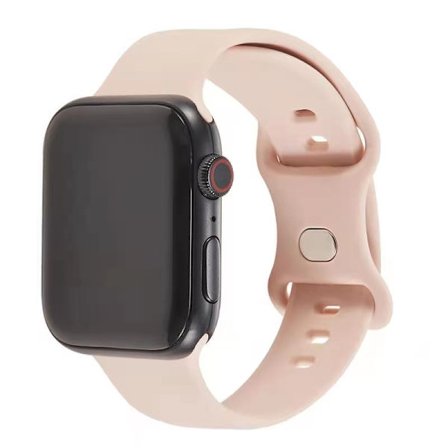Kompatibel med iWatch-armband 38 mm 40 mm 41 mm, mjukt silikon sport