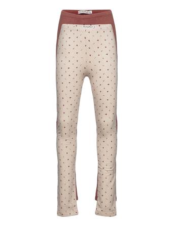 Sweat Leggings W.aop Leggingsit Monivärinen/Kuvioitu Minymo