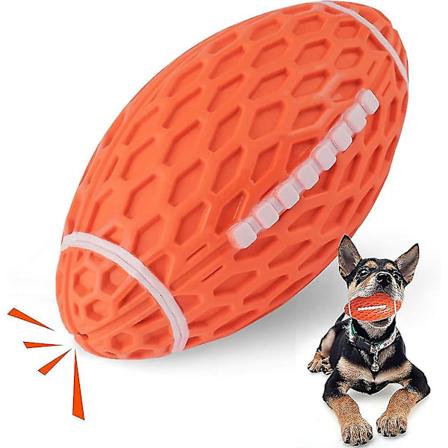 Hunde Tyg Squeaky Legetøjsbold, Interaktivt Hundelegetøj Til Aggressive Tyggere, Holdbar