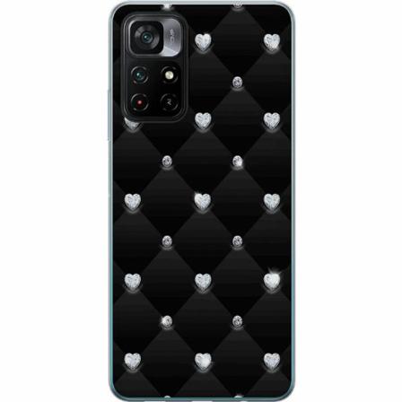 Xiaomi Poco M4 Pro 5g Mjukt Skal - Diamant Hjärta