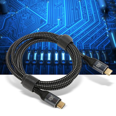 USB C till USB C Kabel 240W PD3.1 Snabbladdning E Mark Chip 480Mbps 1m Hane till Hane USB C Förlängningskabel för Surfplatta
