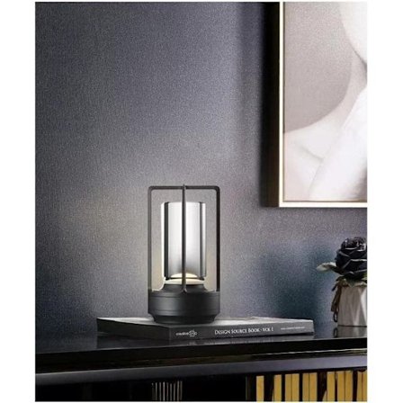 Bærbar LED Bordlampe, Oppladbar & Dimbar Skrivebordslampe for Innendørs/Utendørs_TF_TF