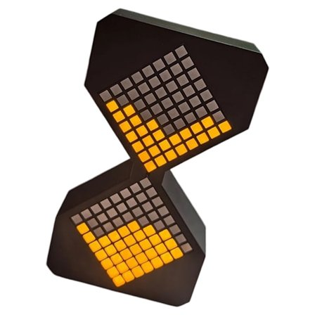 30 minutters programmerbar LED timeglas-timer genopladelig bordlampe natlys