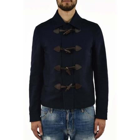 Dsquared2 - Sommarjackor - Blå - Herr - Storlek: L, Herr, Storlek: L