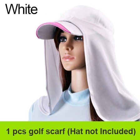 Golf Ice Tørklæde Solskærm Tørklæde HVID