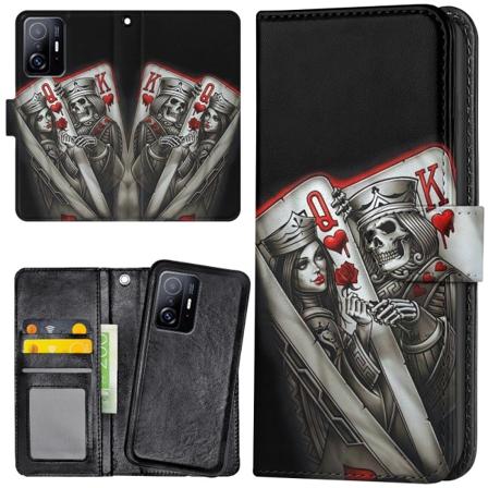 Xiaomi 11T/11T Pro - Lommebok Deksel King Queen Kortstokk