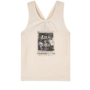 Kids - IKKS Cream Rock n Roll Vest 4 years - Tops - 4 years - Cream - Mädchen