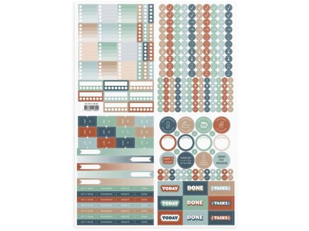 BURDE Stickersark Be more productive - Lyreco - Almanackor och kalendrar - Temakalendrar - Kreativitet