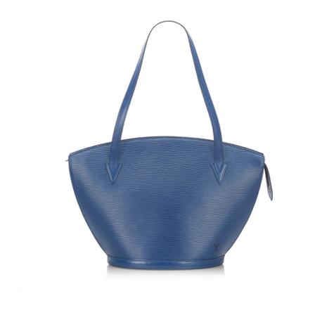 Louis Vuitton Vintage, Pre-owned Epi Saint Jacques GM Long Strap Leather Blauw, Dames, Maat:ONE Size