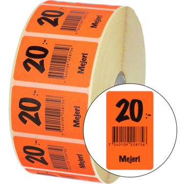 Etikett Meieri 20,