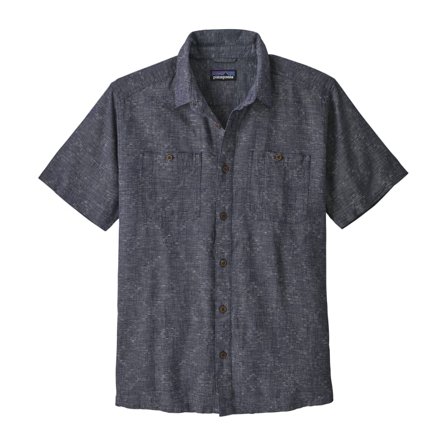 Patagonia Men's Back Step Shirt Men short-sleeved shirts Blue S