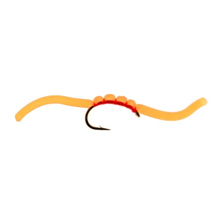 Umpqua Squirmy Wormie - Fluo Orange #12