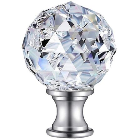 Krystalldekor Glass Finial Taklampehette Finial Dekorativ Finial Nyanser Gulv s DB