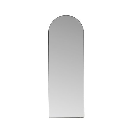 Sarasota spejl, 193x66 - 66x3x193 - Spejle - Buede Design, Runde Kanter, Aluminium Ramme - Perfekt som gulvspejl i soveværelset