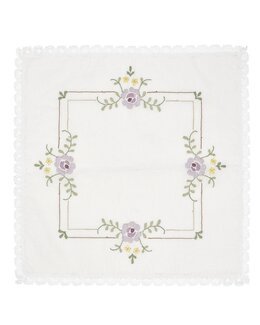 Broderikit Duk Blommor - Västgöta Broderi
