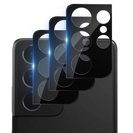 Samsung Galaxy S23 Ultra 2.5D Premium Kameralinsskydd (3-pack) Transparent