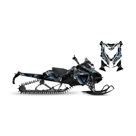 Dekalkit SweTown Nutron - Ski-Doo Freeride 800 E-Tec 137 2014-2017