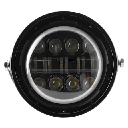 7 tuuman retro LED-ajovalo, korkea ja matala säde, päiväajovalo, universaali moottoripyörään