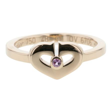 Cartier Vintage Rings Gul, Dame Vintage Smykker, Størrelse: ONE Size