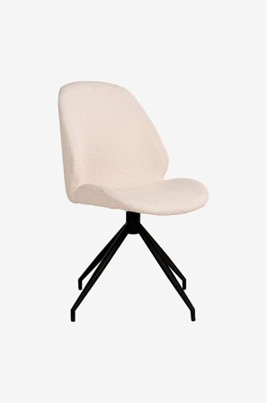 House Nordic - Spisebordsstol Monte Carlo, 2 stk. - Hvid - Stole - Fra Homeroom