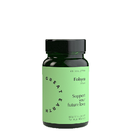 Great Earth Folsyra 400 mcg 60 tabletter