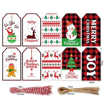 100 st Kraft Tag Hang Tags