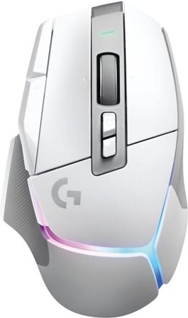 Logitech G G502 X PLUS - mus - 2.4 GHz - hvit