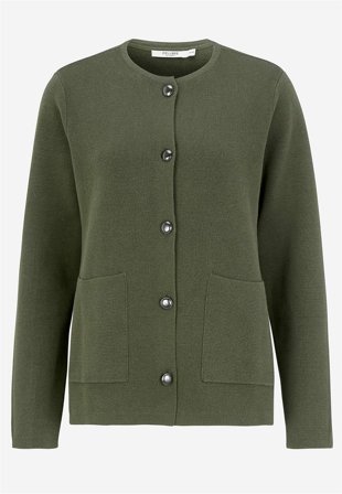 Cellbes of Sweden - Cardigan med knappar - grön - för damer - 34/36