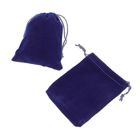 50 stk. 9*12 cm snorpose bryllupsgaveposer godteposer smykkepose (lojal blå) Z