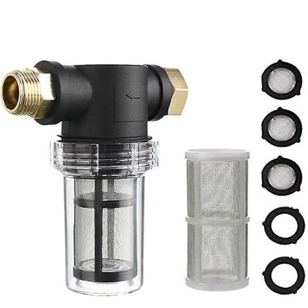 3/4" Havefilter til haveslange til trykvasker Sedimentfilterdyse
