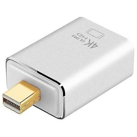 Mini Displayport (for Thunderbolt 2.0) til HDMI Adapter 4k Mini Dp til HDMI Konverter til Macbook Air
