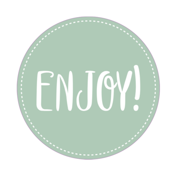 Avery Forseglingsetikett Enjoy