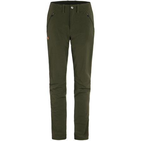 Fjällräven Abisko Trail Stretch Pantalons 40/SHORT - female - Deep Forest/Vert - Trekking Pantalons