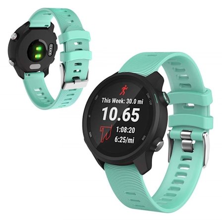 Garmin Vivomove / Forerunner 245 Music / 645 Music silikone Urrem - Cyan